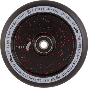 Striker Lighty Full Core V3 Splash Pro Scooter Wheel (110mm | Black/Red)